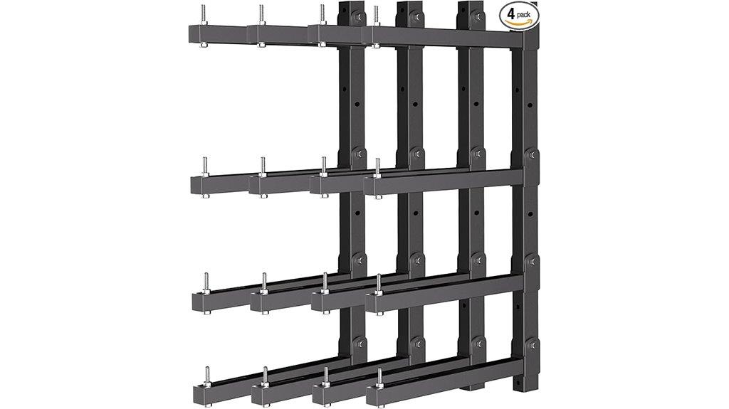 wall mount lumber racks