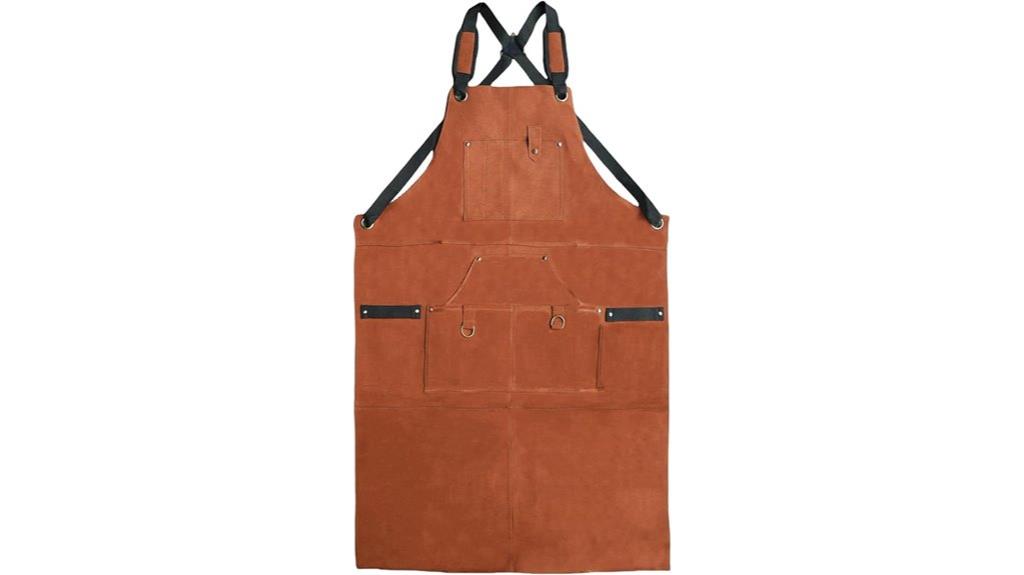 waterproof flame retardant leather apron