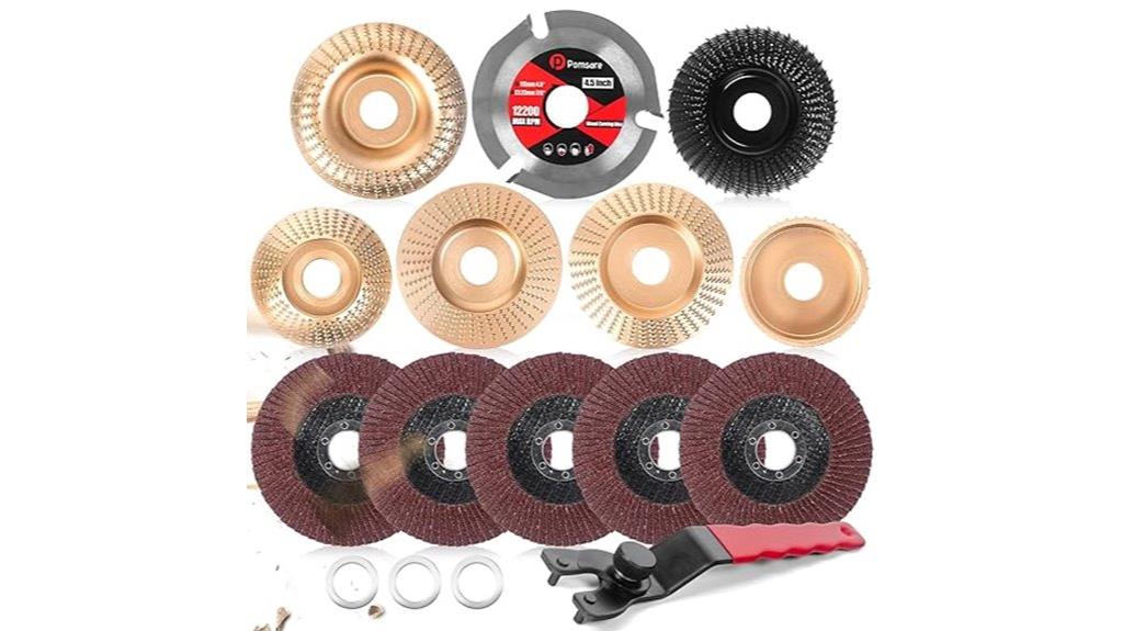 wood carving disc set