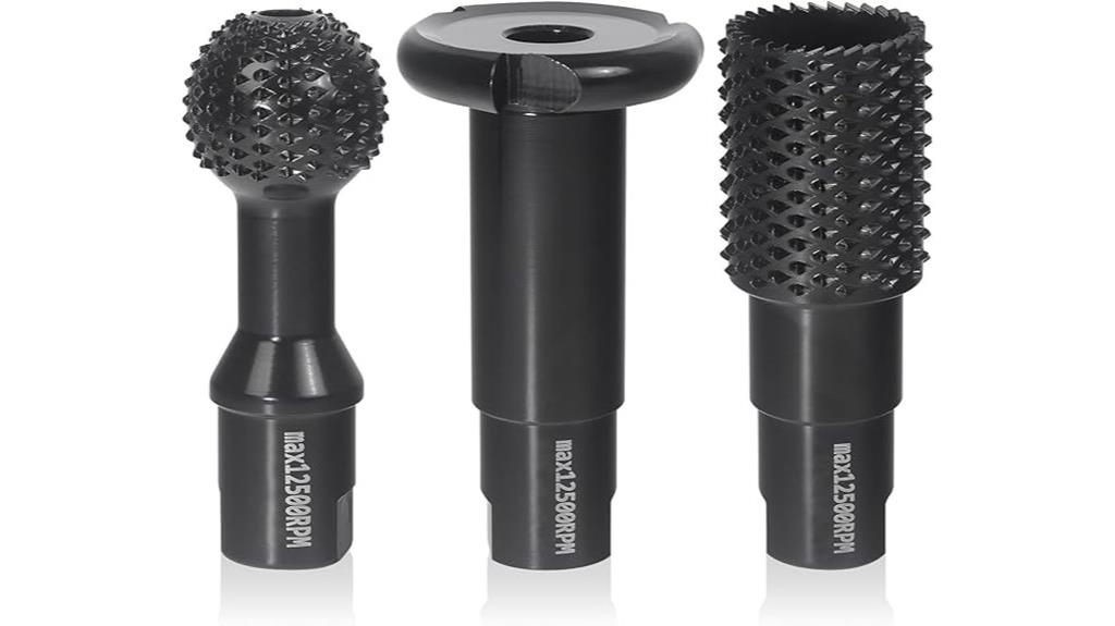 wood grinding ball attachments