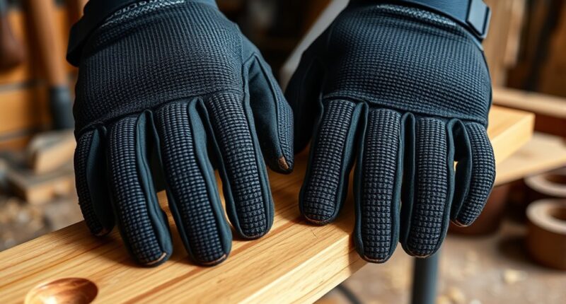 woodworking anti vibration gloves