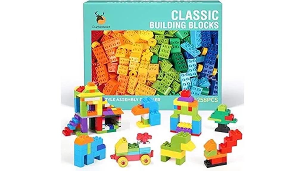 258 piece children s building set