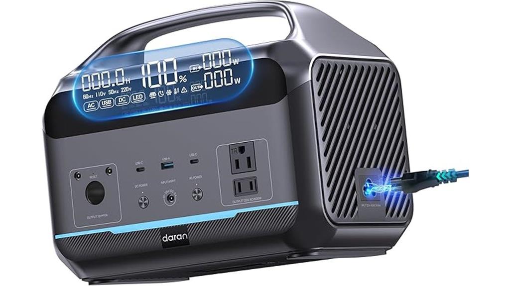 288wh lifepo4 power station