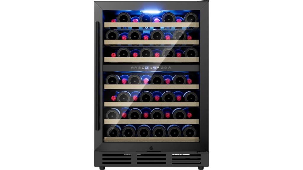 54 bottle dual zone cooler