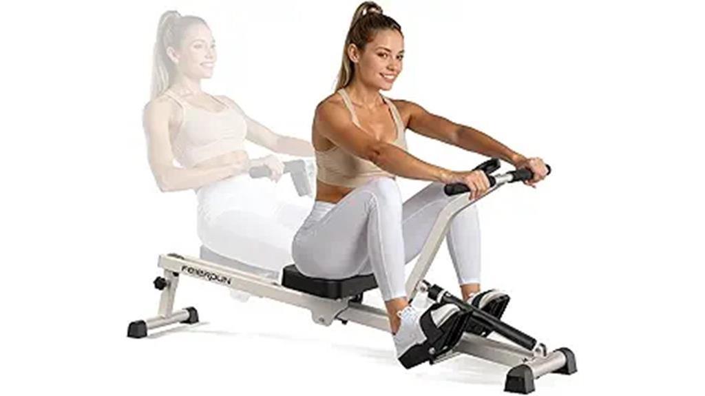 adjustable hydraulic home rowing