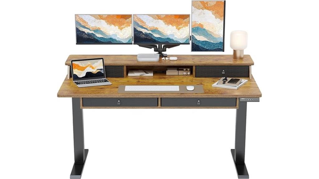 adjustable standing desk