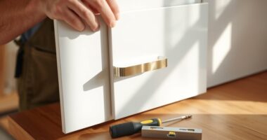 adjusting misaligned cabinet doors
