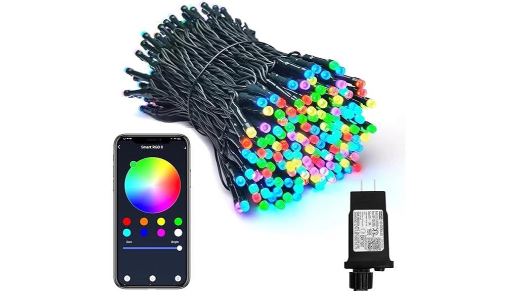 app controlled rgb christmas lights