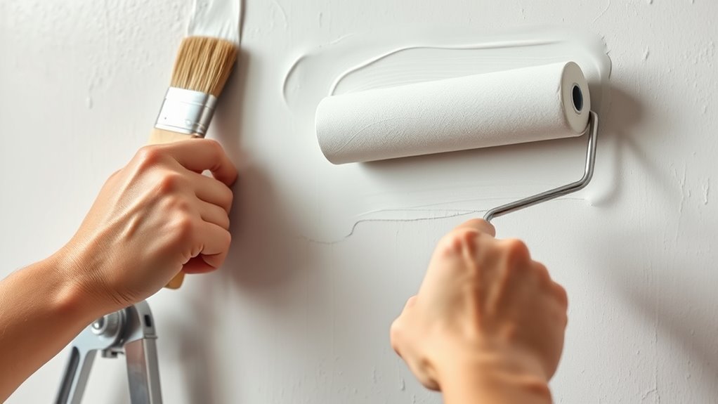 apply primer smoothly evenly