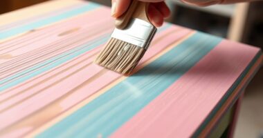 applying protective clear coats