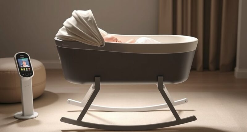 auto rocking bassinet reviews