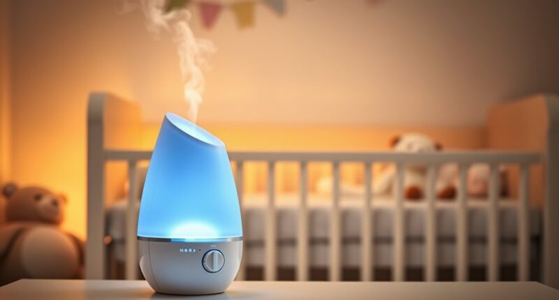 baby room humidifiers with lights