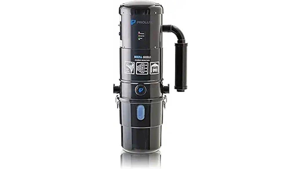 black central vacuum power