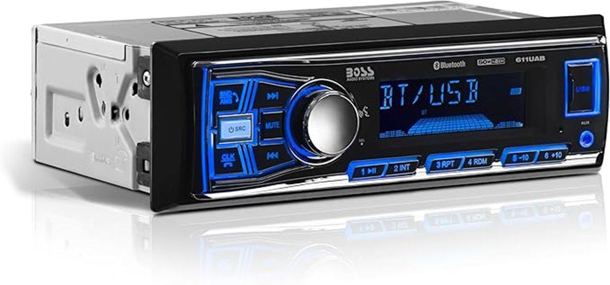 boss stereo with usb