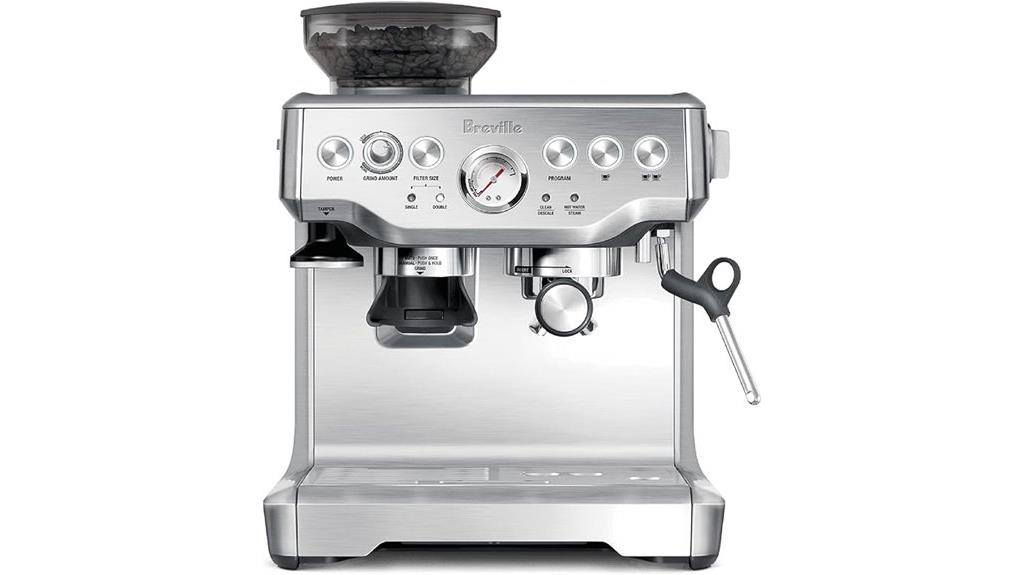 breville stainless espresso machine