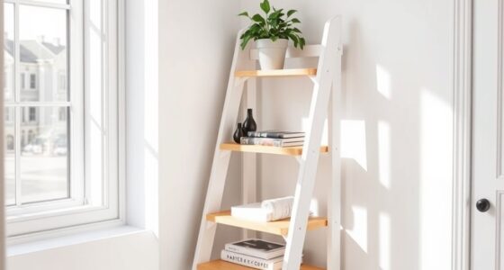 build compact ladder shelving