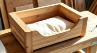 building wooden pet bed