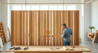 building wooden room partitions