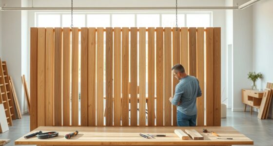building wooden room partitions