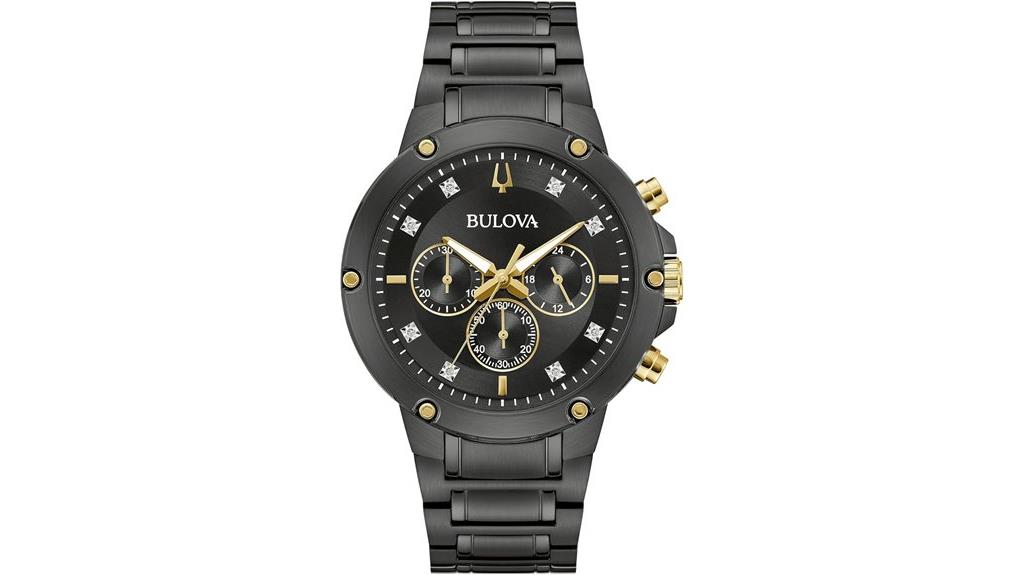 bulova men s diamond watch