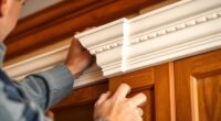 cabinet crown molding installation