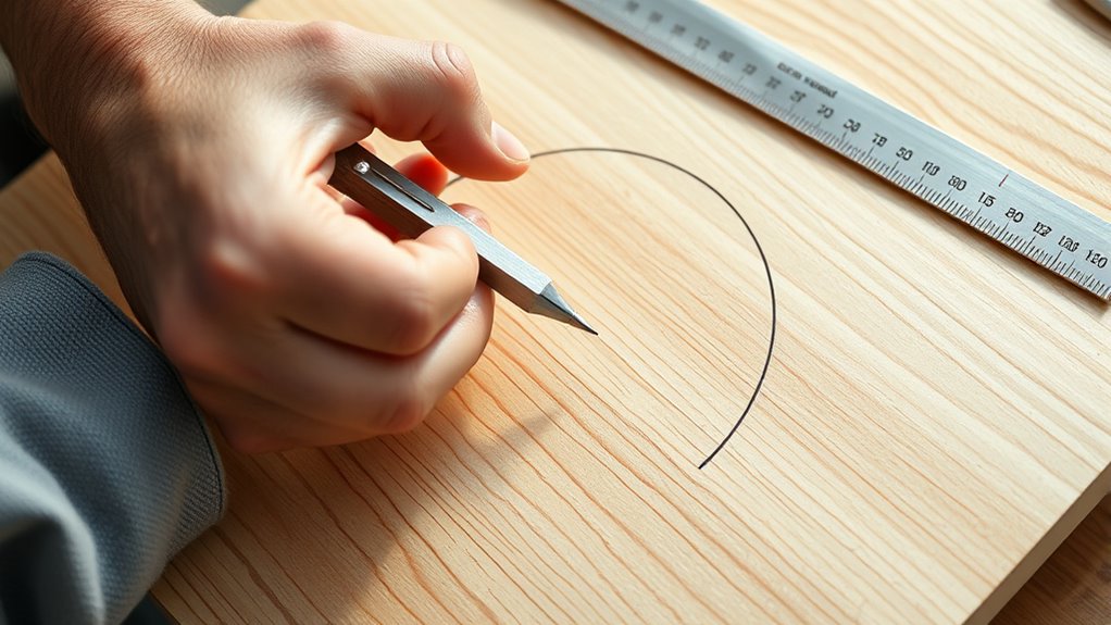 calibrated compass ensures precision