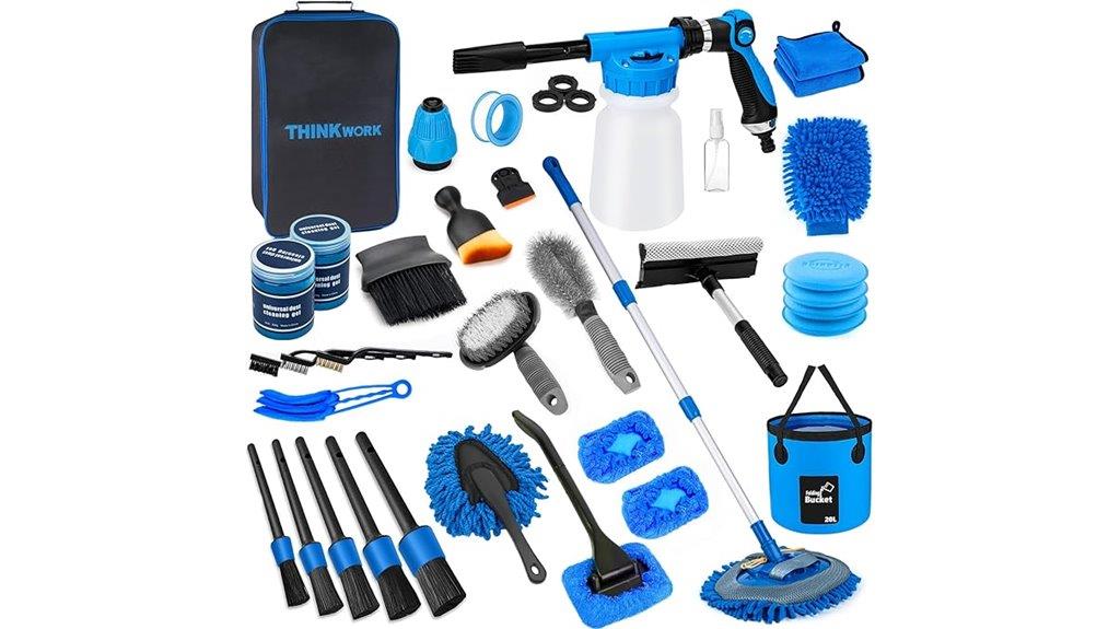 car cleaning and detailing kit