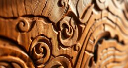 carving tools enhance wood textures