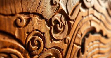 carving tools enhance wood textures