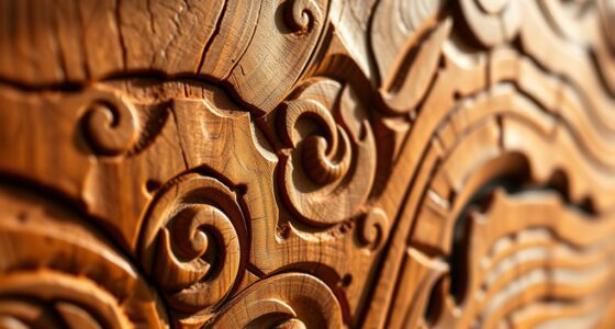 carving tools enhance wood textures