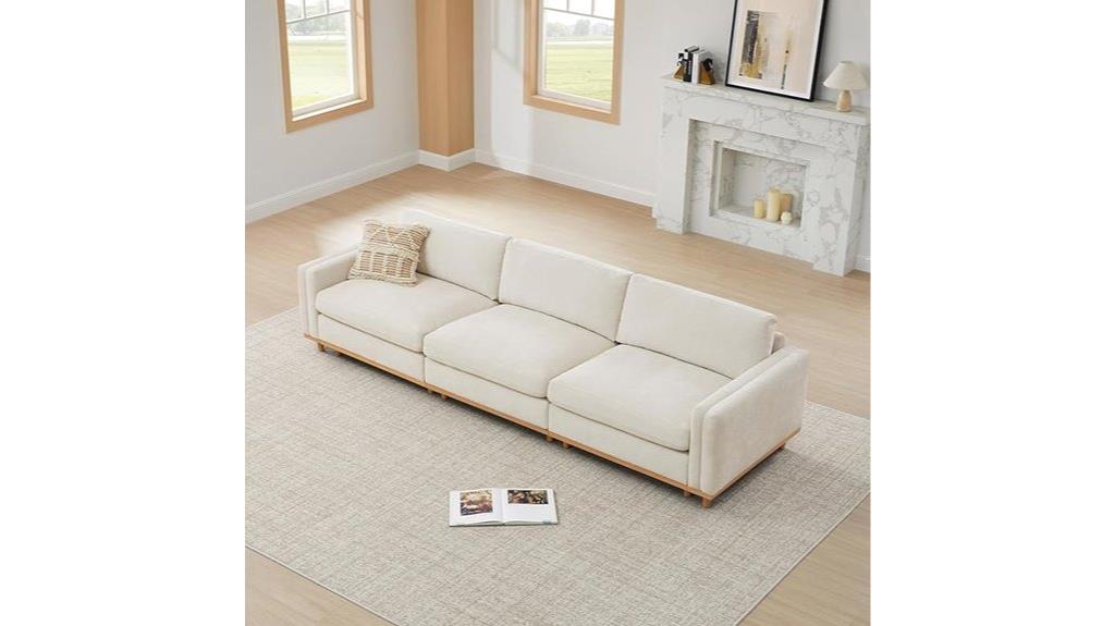 chita linen modular sofa