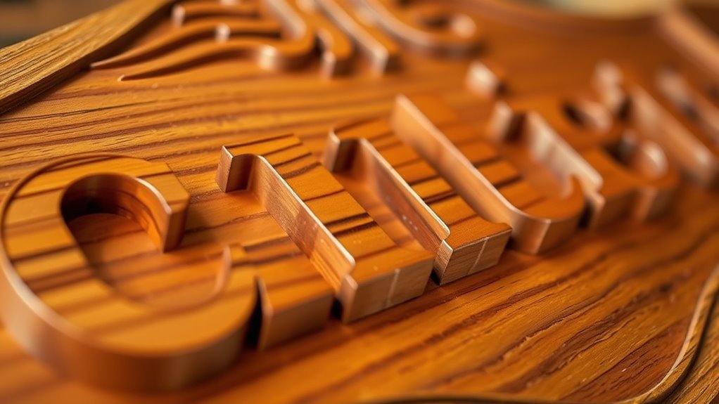 choose fonts and placement