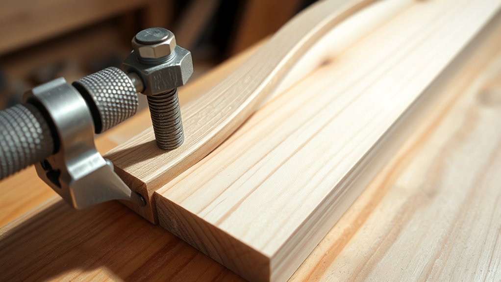 clamp pressure and cauls