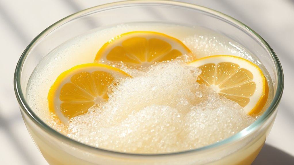 cleanse with soap and lemon