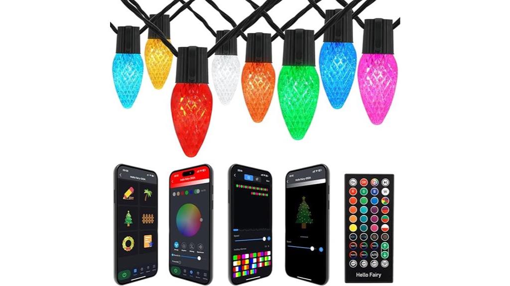 colorful outdoor christmas lights
