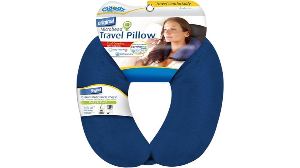 comfortable microbead neck pillow