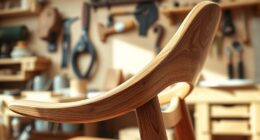 comfortable wooden workspaces