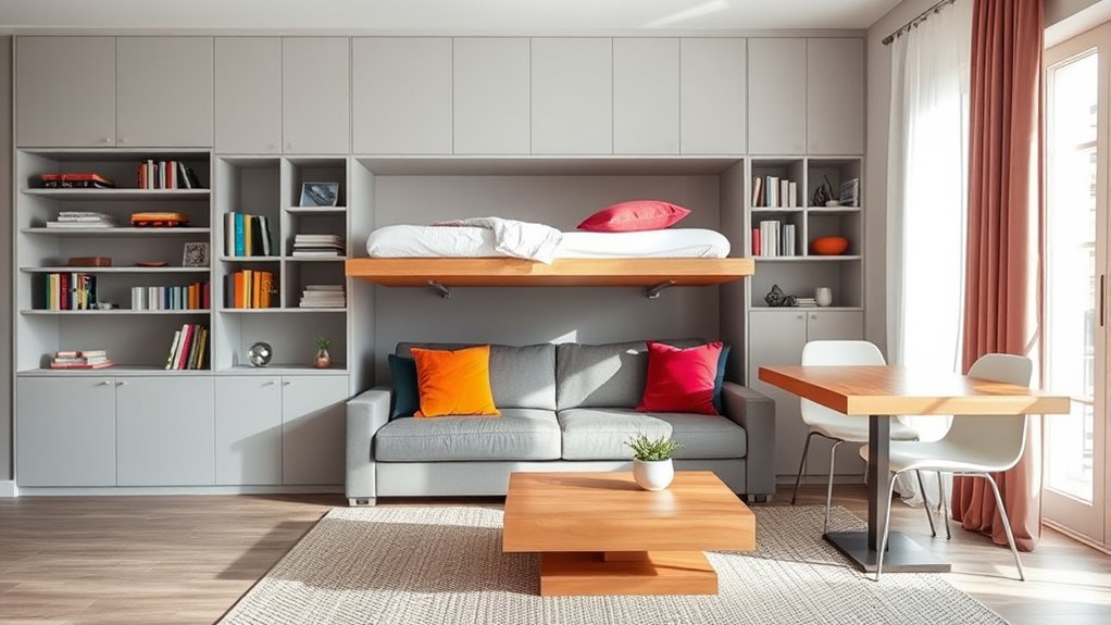 compact multi use furniture