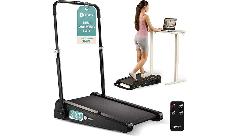 compact portable mini treadmill