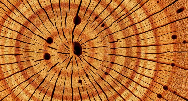 comparing wood grain features