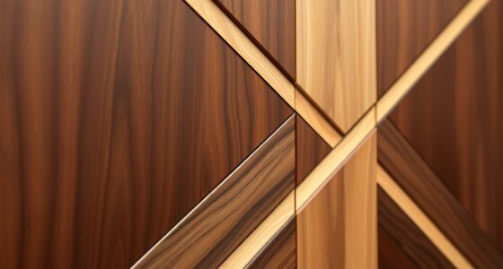 contemporary geometric wood art