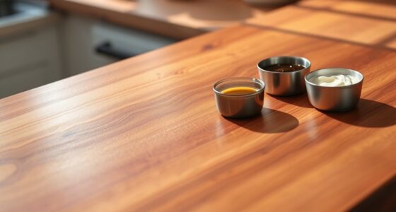 countertop finishing options comparison