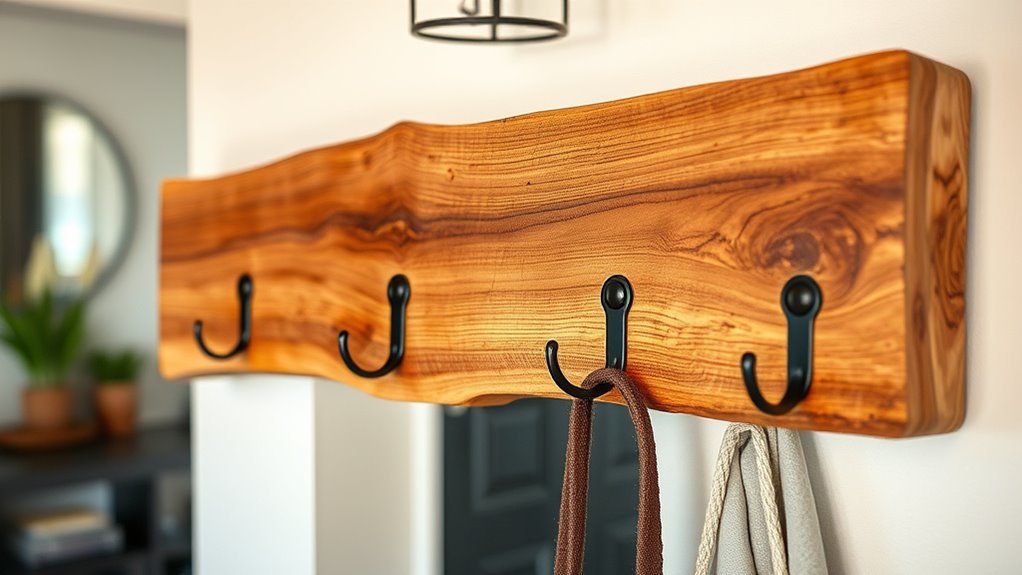 craft natural durable coat rack