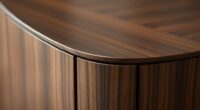 crafting seamless curved cabinetry
