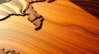 create a wooden map