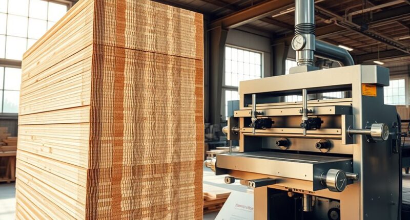 cross laminated timber presses