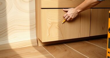 custom cabinet scribing techniques