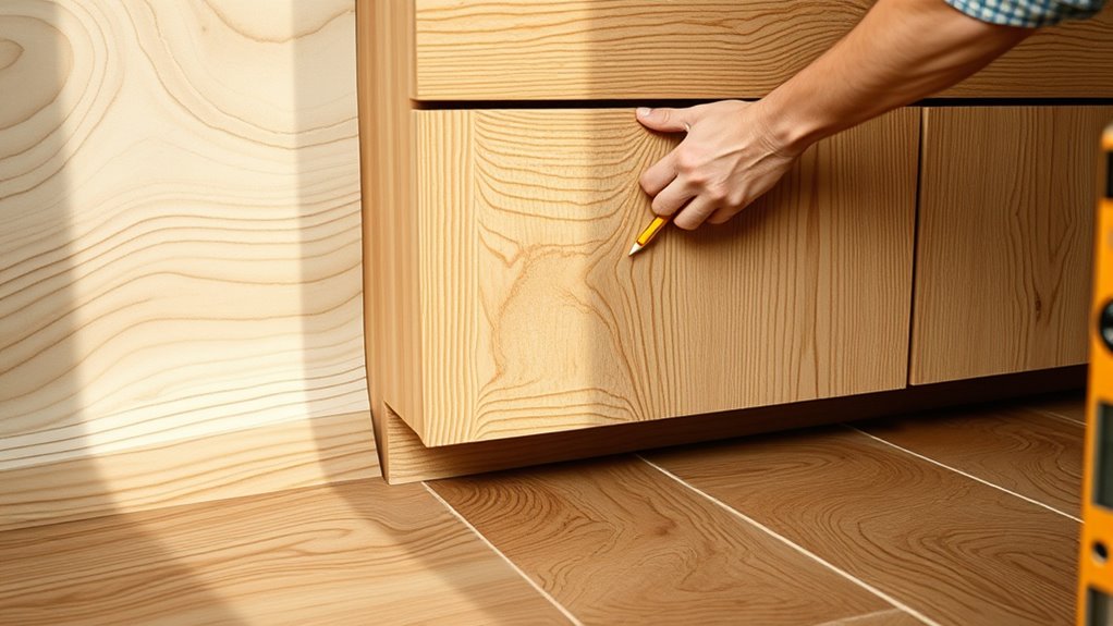 custom cabinet scribing techniques