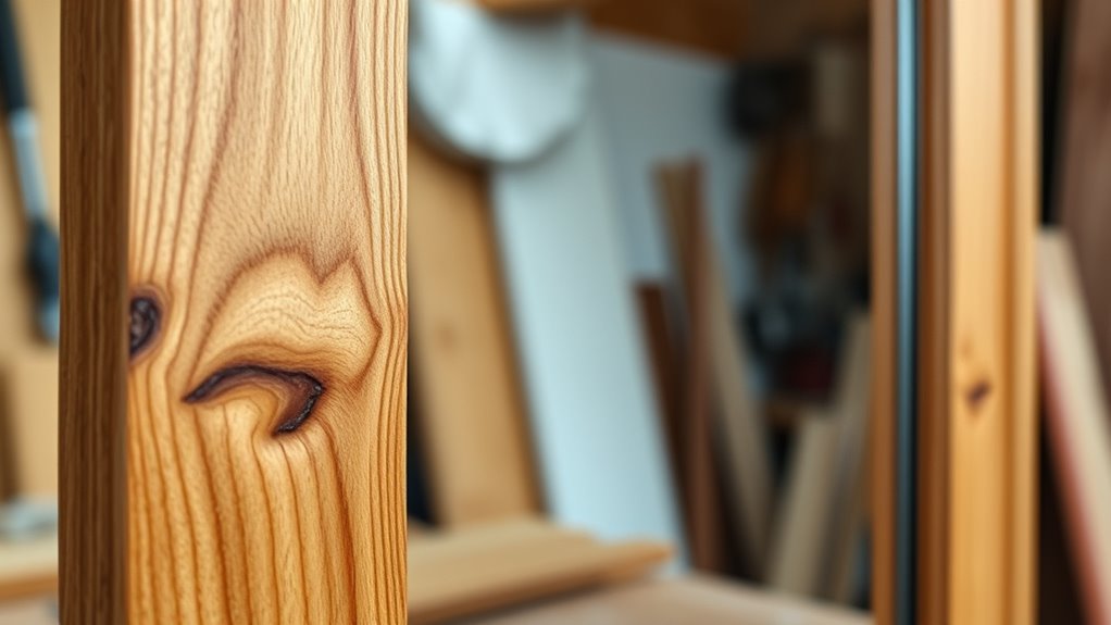 custom wooden mirror finishes