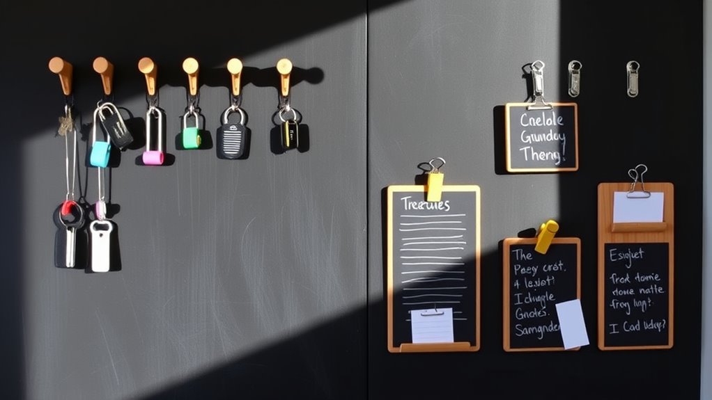 customizable chalkboard organization solution